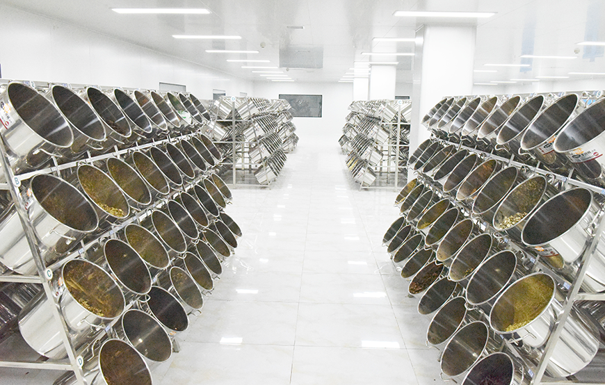 煎药中心调剂区