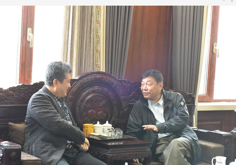 中仓协药材分会王春录会长来企调研